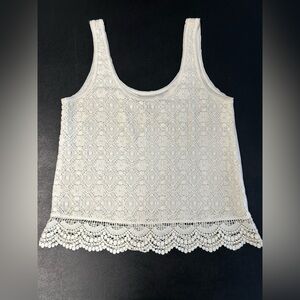 American Eagle boho lace tank top